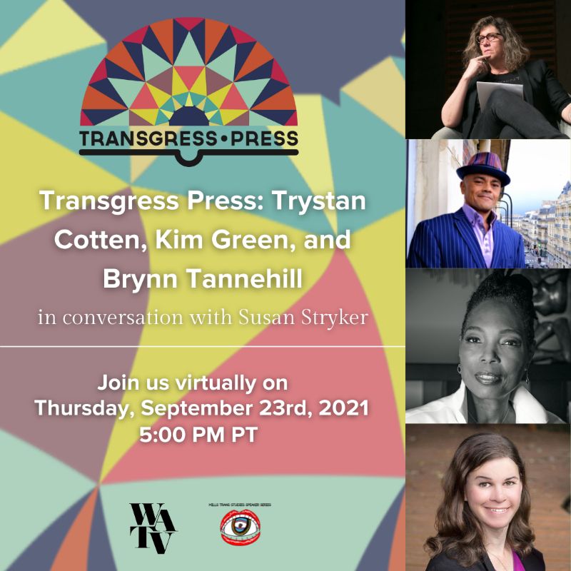 Trystan Cotten with Transgress Press Ad