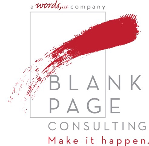Words and Blank Page